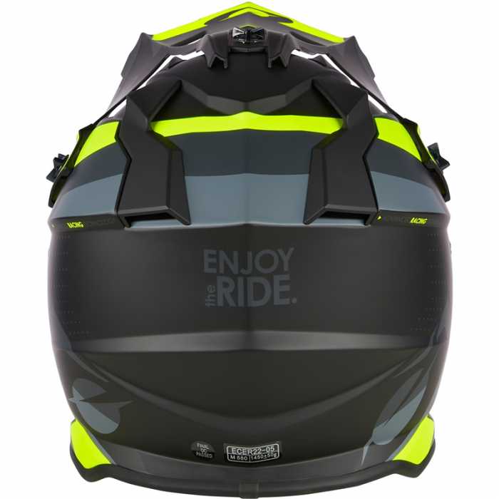 Casco 2Srs Spyde V.23 Grigio Giallo Opaco