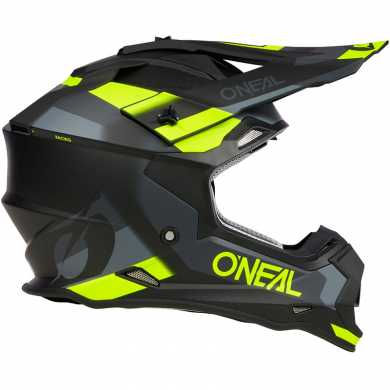 Casco 2Srs Spyde V.23 Grigio Giallo Opaco