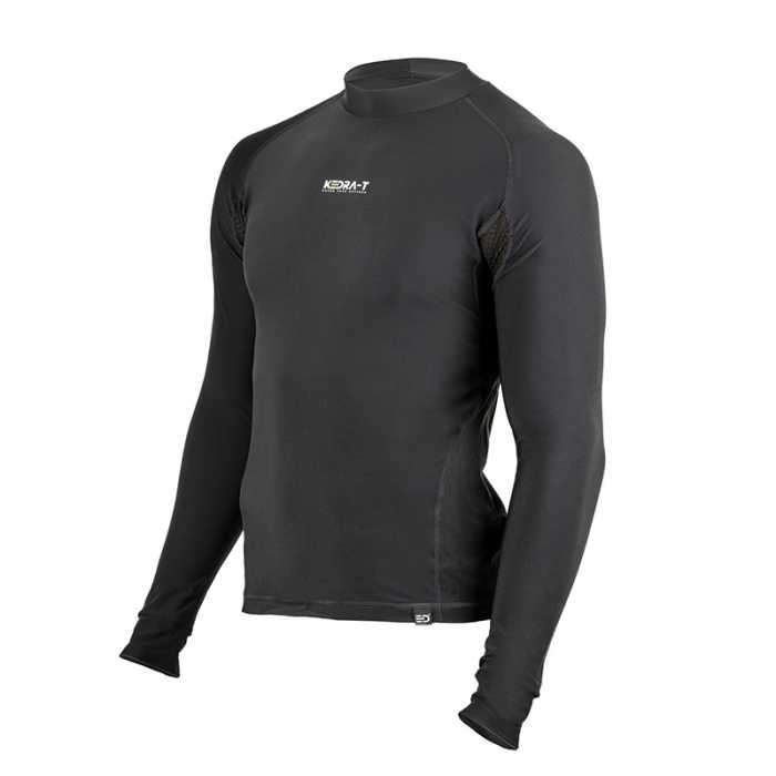 Maglia Underwear Termica in Micro-Pile Nero Unisex