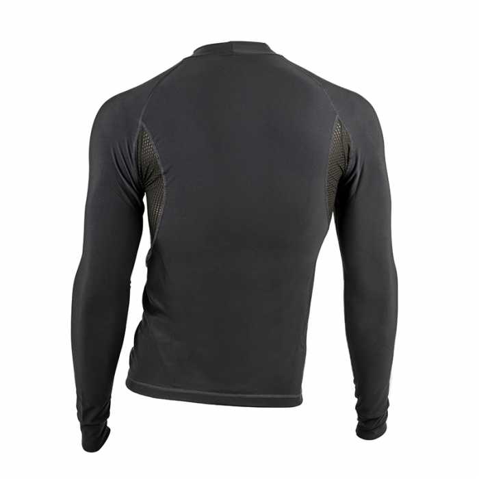 Maglia Underwear Termica in Micro-Pile Nero Unisex