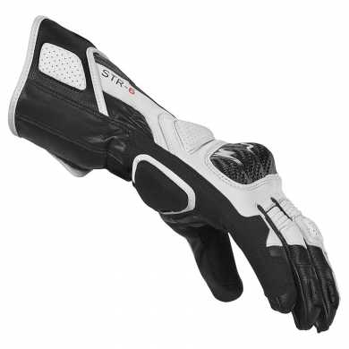 Glove STR-6 Leather White Black