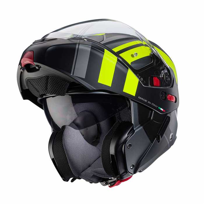Casco Horus X Road Antracite Opaco Giallo
