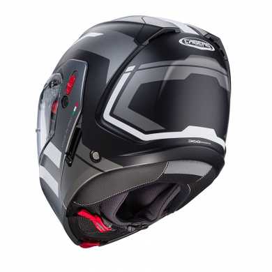 Casco Horus X Road Nero Opaco Antracite Bianco