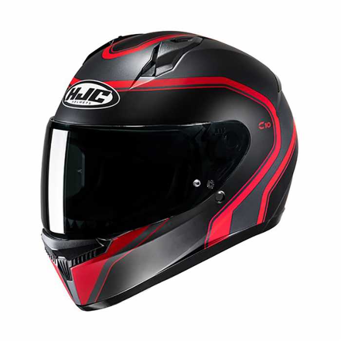 Casco C10 Elie Antracite Rosso