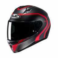 Casco C10 Tins Bianco Blu Rosso
