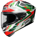 Casco X-SPR PRO Escalate TC-1 Verde Rosso