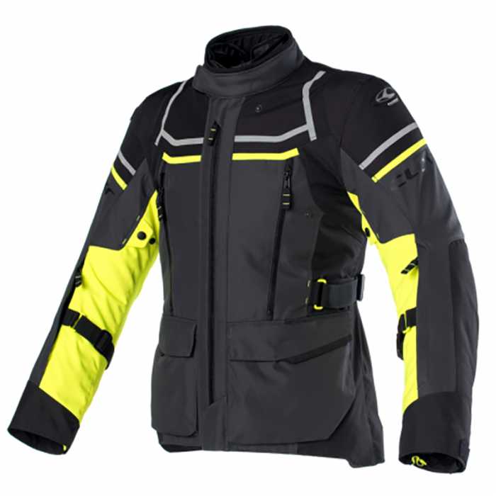 Jacket Outland-2 Wp Dark Grey Yellow