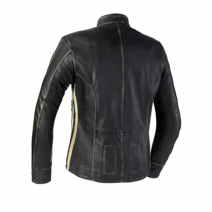 Jacket Rebel 2 Leather Washed Black