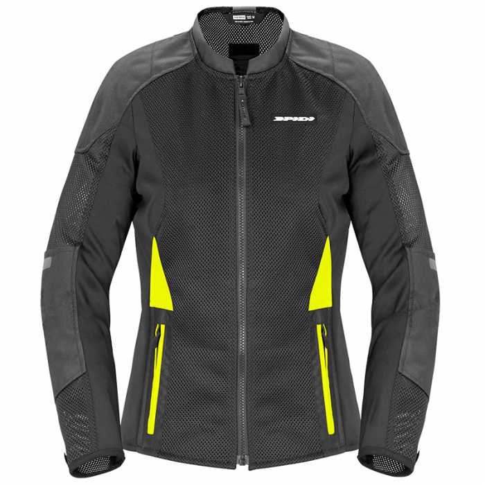 Jacket Super Net Lady Black Yellow