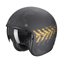 Casco Belfast Evo Nevada Nero Opaco Oro
