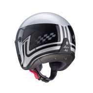 Casco Freeride Trophy Argento Grigio Nero