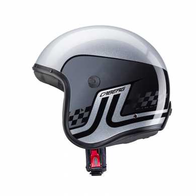 Casco Freeride Trophy Argento Grigio Nero