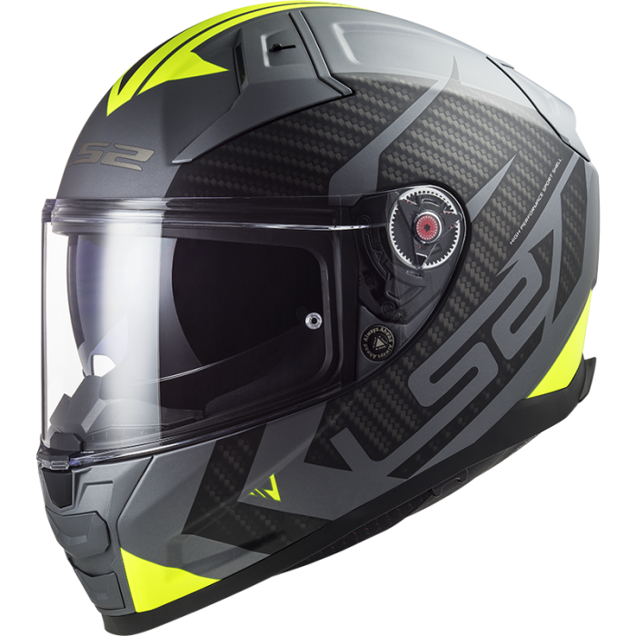 Helmet Vector II FF811 Splitter Anthracite Yellow