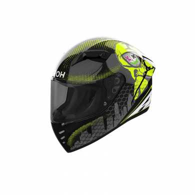 Casco Connor Gamer Gloss Nero Giallo
