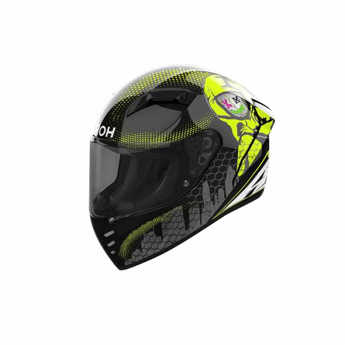 Casco Connor Gamer Gloss Nero Giallo