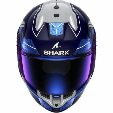 Casco Skwal I3 Rhad Blu Grigio