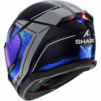 Casco Skwal I3 Rhad Blu Grigio