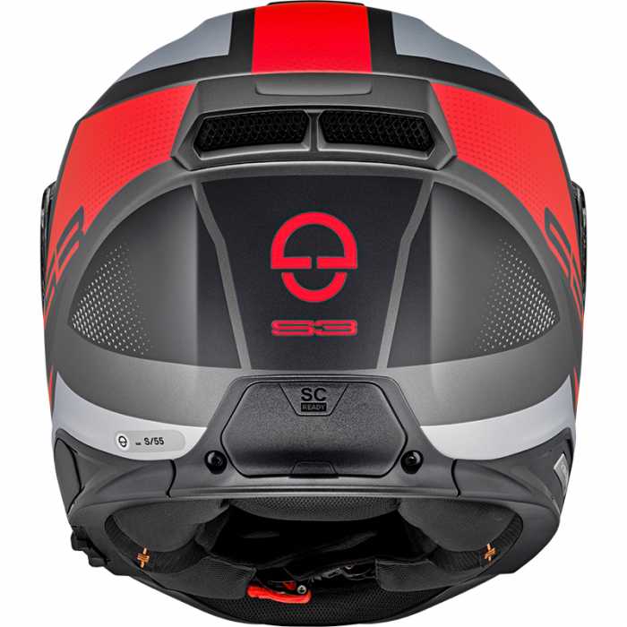 Helmet S3 Daytona Anthracite Red