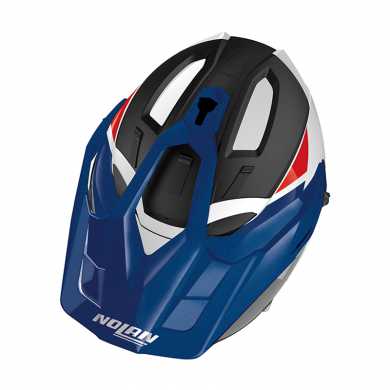 Casco N70-2X 06 Stunner N-Com Blu Bianco