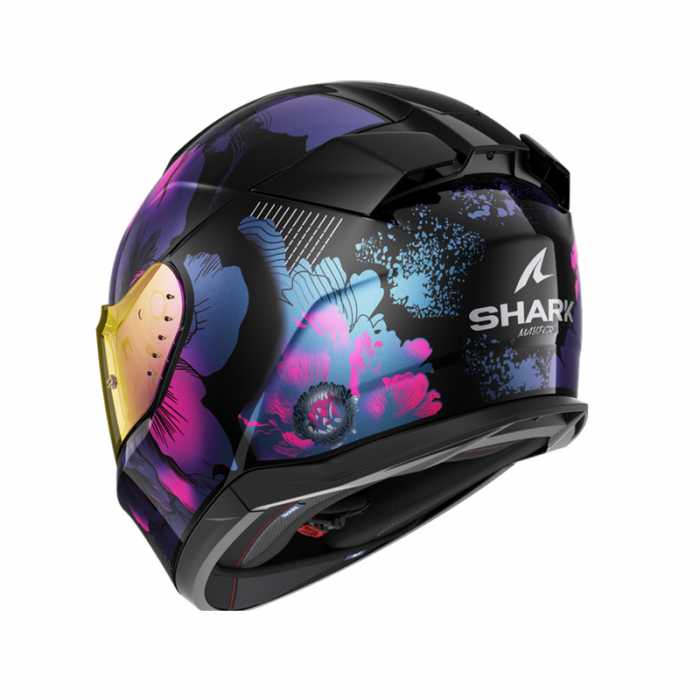 Casco D-Skwal 3 Mayfer Nero Fuxia
