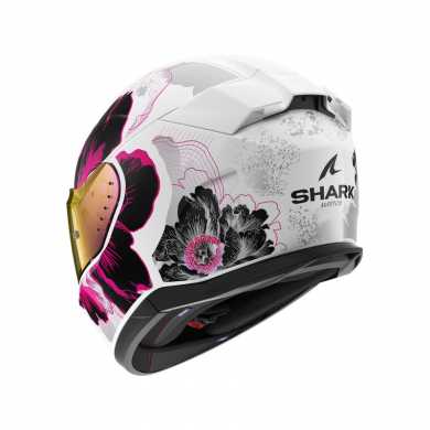 Casco D-Skwal 3 Mayfer Bianco Fuxia