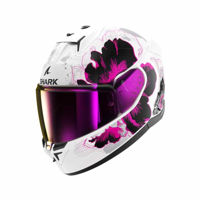Casco D-Skwal 3 Mayfer Bianco Fuxia