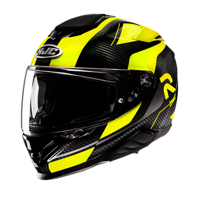 Casco RPHA 71 Carbon Hamil Mc3h Carbonio Giallo