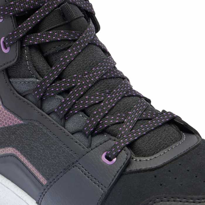 Shoe Suburb D-wp Lady Black Purple