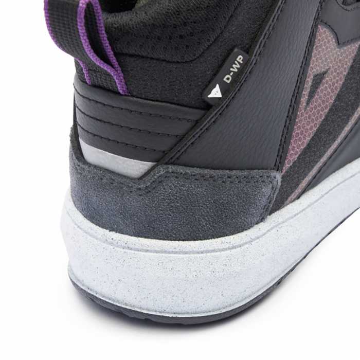 Shoe Suburb D-wp Lady Black Purple