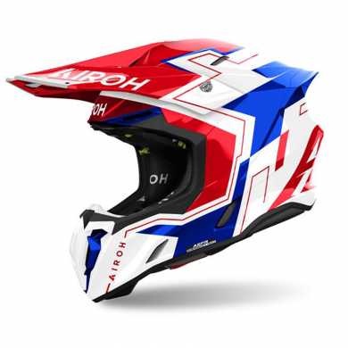 Helmet Twist 3 Dizzy White Blue Red