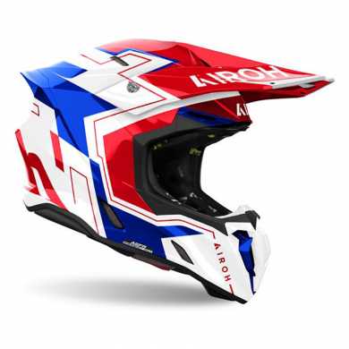 Casco Twist 3 Dizzy Bianco Blu Rosso