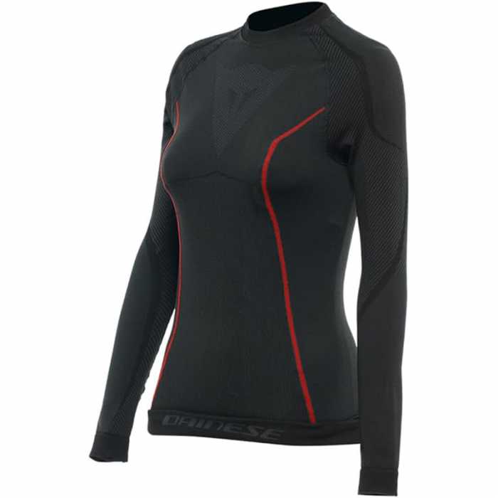 Maglia Thermo Lady LS Nero Rosso