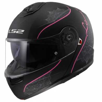 Helmet FF908 Strobe II Lux Matt Black Fuxia