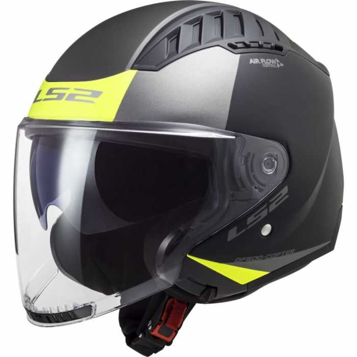 Casco OF600 Copter II Urbane Nero Giallo