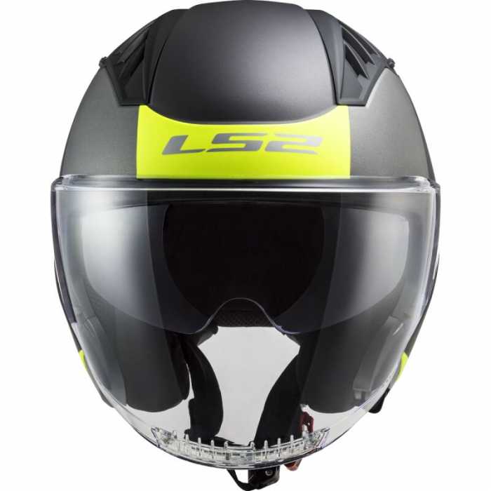 Casco OF600 Copter II Urbane Nero Giallo
