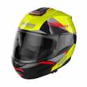 Casco N100-6 Paloma N-com Giallo Rosso