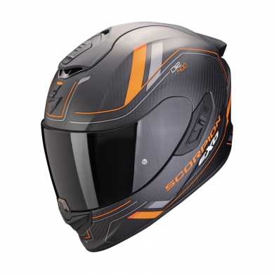 Casco Exo-1400 Evo 2 Carbon Mirage Arancio Opaco