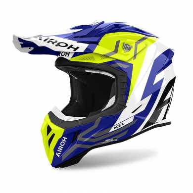Helmet Aviator Ace 2 Ground Yellow Blue
