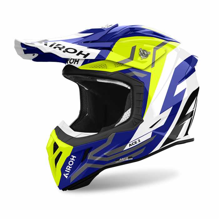 Helmet Aviator Ace 2 Ground Yellow Blue