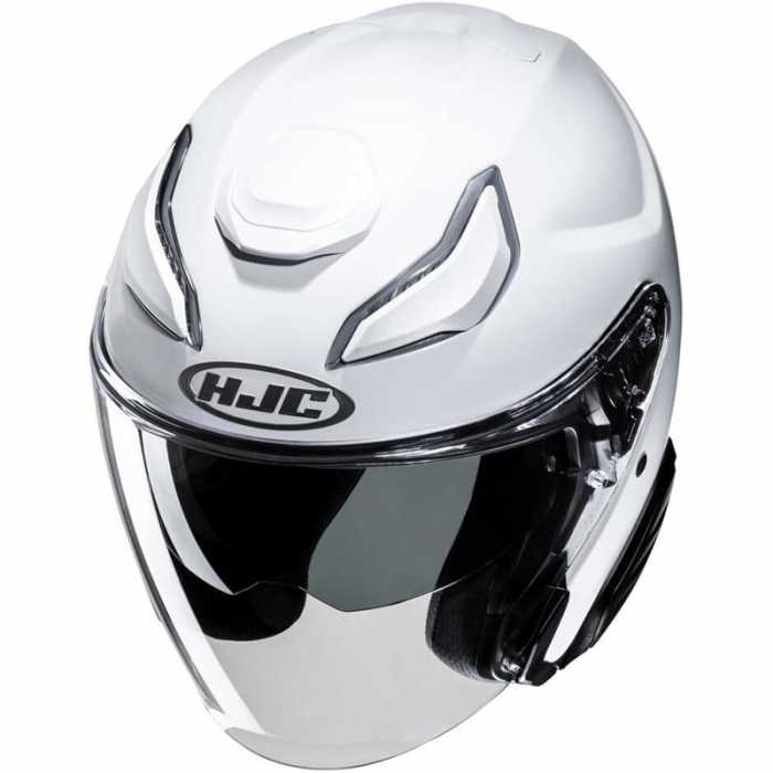 Casco F31Solid  Bianco perla
