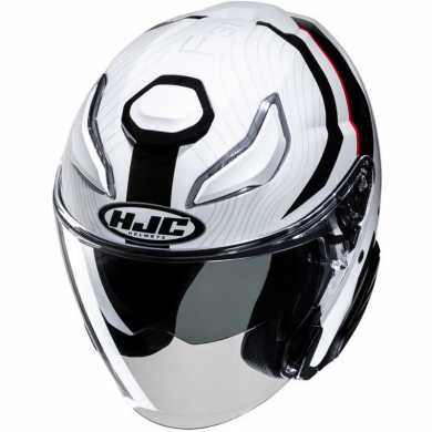 Helmet F31 Naby MC1 Black White Red