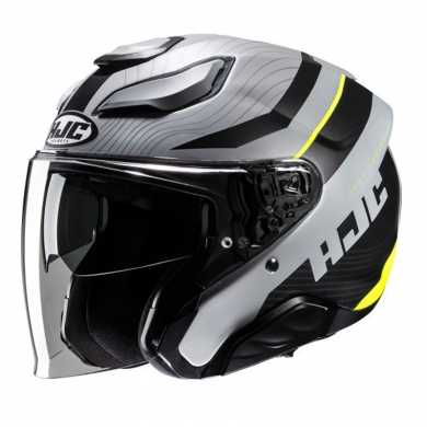 Casco F31Naby MC3HSF Grigio Giallo
