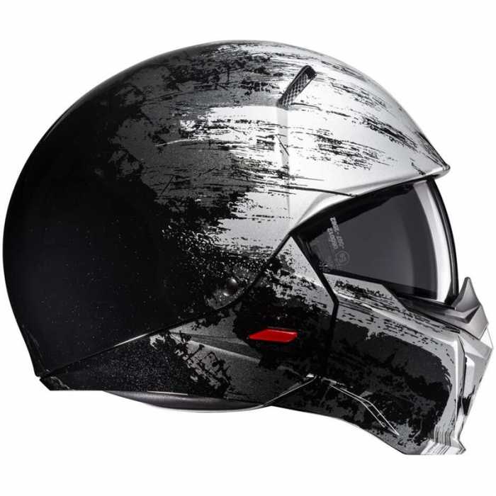 Casco I20 Furia Nero Grigio MC5