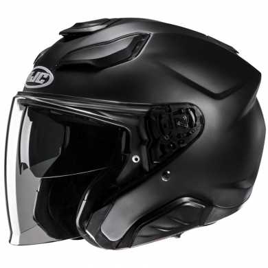 Helmet F31 Solid Semi Flat Black