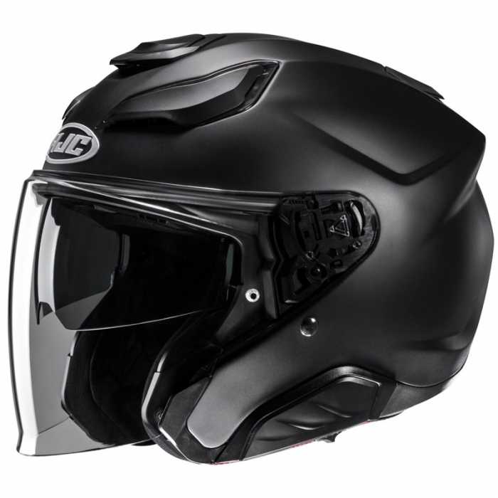 Helmet F31 Solid Semi Flat Black