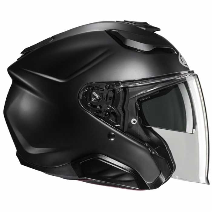 Helmet F31 Solid Semi Flat Black