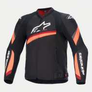Jacket T-GP Plus R V4 tex Black Fluo Red