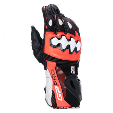 Glove GP Pro R4 Black Fluo Red