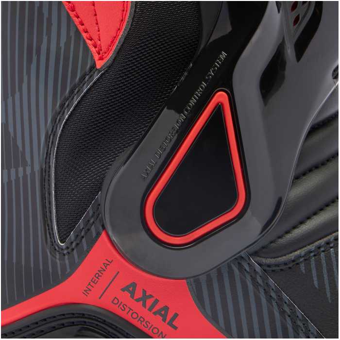 Stivale Nexus 2 Nero Grigio Rosso Fluo