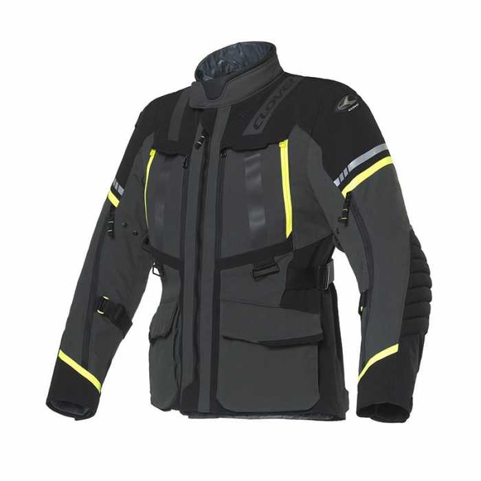 Jacket Savana 4 Wp Anthracite Yellow